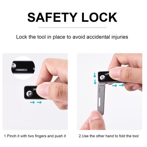 Shieldon Lileep Multitool Knife, Swiss Army Pocket Knife Style , All in One Tool for Every Day Carry Use 
