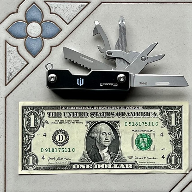 Shieldon Lileep Multitool Knife, Swiss Army Pocket Knife Style , All in One Tool for Every Day Carry Use 