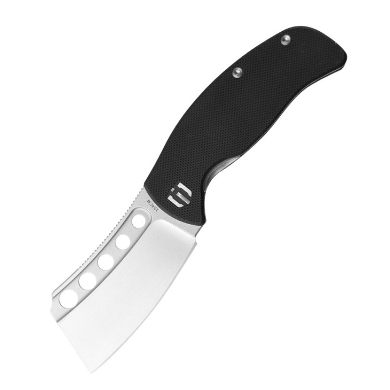 Shieldon Gambit Outdoor Knife EDC, 2.57” Stonewashed Finish Blade 154CM Steel Folding Cleaver Pocket Knife with G10 Handle & Pocket Clip for Camping