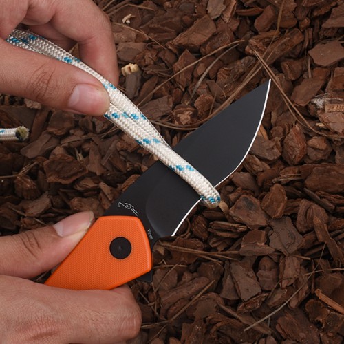 Shieldon Viper Pocket Knife Black DLC Finish 154CM Steel Blade G10 Handle Nested Liner Lock Folding Knife Qualified as Outdoor Knife