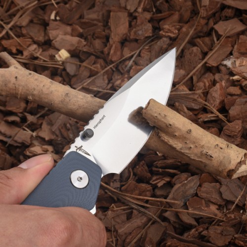Shieldon Hierophant Pocket Knife 154CM Steel 3.38'' Drop Point Blade G10 Handle Folding Knife with Easy Open Flipper & Thumb Stud for Every Day Carry