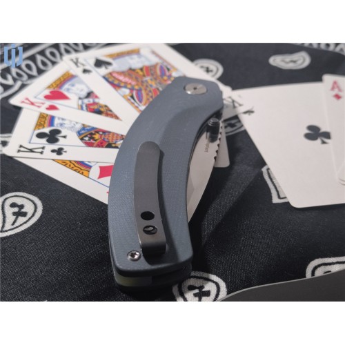 Shieldon Hierophant Pocket Knife 154CM Steel 3.38'' Drop Point Blade G10 Handle Folding Knife with Easy Open Flipper & Thumb Stud for Every Day Carry