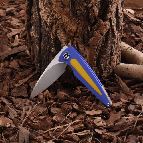 Shieldon Colibri Pocket Knife 154CM Steel 2.91'' Blade G10 Handle Titanium Pocket Clip Folding Knife, Nested Liner Lock EDC Knife