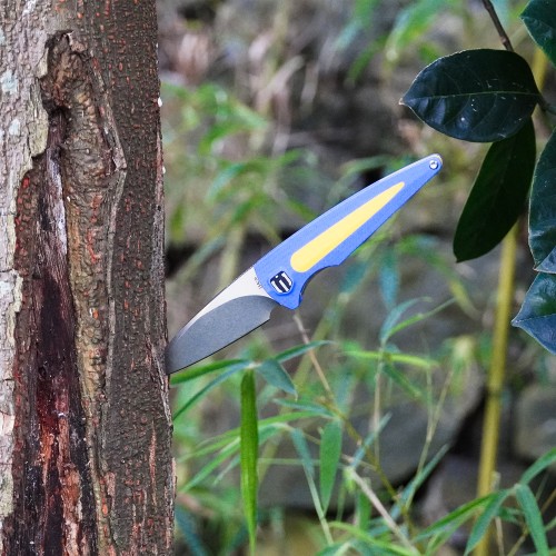 Shieldon Colibri Pocket Knife 154CM Steel 2.91'' Blade G10 Handle Titanium Pocket Clip Folding Knife, Nested Liner Lock EDC Knife