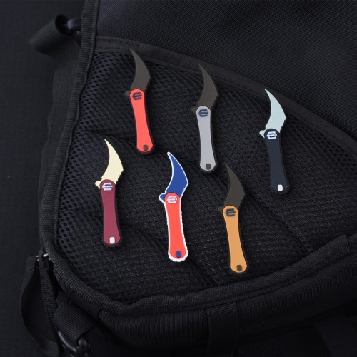 Shieldon Hoplon Pocket Knife, 154CM 2.59“ Satin Finish Japanese Tanto Point Blade, G10 & Micarta Handle Hollow Grind EDC Folding Knife